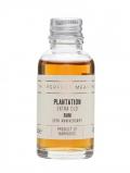 A bottle of Plantation Extra Old Barbados Rum Sample / 20th Anniversary