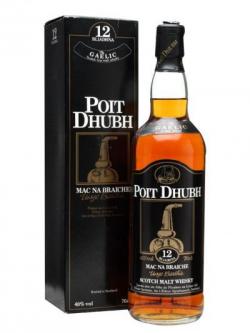 Poit Dhubh 12 Year Old / Old Presentation Blended Malt Scotch Whisky