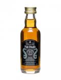 A bottle of Poit Dhubh 21 Year Old Miniature Blended Malt Scotch Whisky
