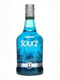 A bottle of Sourz Spirited Tropical Blue Liqueur / 15% / 70cl