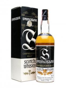 Springbank 1968 / 10 Year Old Campbeltown Single Malt Scotch Whisky