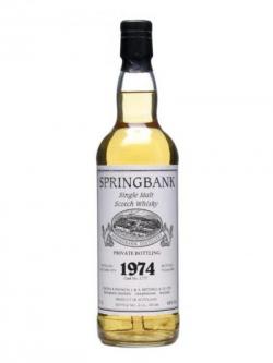 Springbank 1974 / 29 Year Old / Cask #1777 Campbeltown Whisky