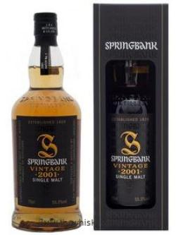 Springbank 2001 Vintage Batch 1