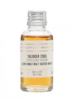 Talisker 2003 Distillers Edition Sample Island Whisky