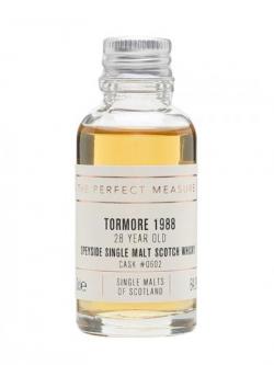 Tormore 1988 Sample / 28 Year Old / Single Malts of Scotland Speyside Whisky