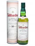 A bottle of Tullibardine 10 Year Old Highland Single Malt Scotch Whisky