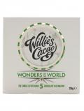 A bottle of Willie's Cacao 5 Wonders Of The World / Dark Chocolate/ 250g