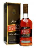 A bottle of Santiago de Cuba 12 Year Old Extra Anejo