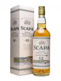 A bottle of Scapa 12 Year Old Island Single Malt Scotch Whisky