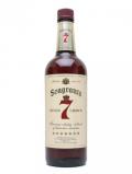 A bottle of Seagram's 7 Crown American Blended Whiskey