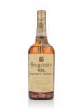 A bottle of Seagram’s V.O. 6 Year Old Canadian Whisky -1957