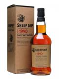 A bottle of Sheep Dip Old Hebridean 1990 Blended Malt Scotch Whisky