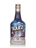 A bottle of Sourz Limited Edition Spirit Cranberry and Apple
