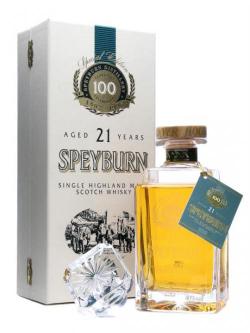 Speyburn 21 Year Old / Centenary Decanter Speyside Whisky