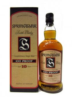 Springbank 100 Proof Campbeltown Single Malt 10 Year Old