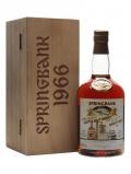 A bottle of Springbank 1966 / West Highland Malt / Sherry Cask #442 Campbeltown Whisky