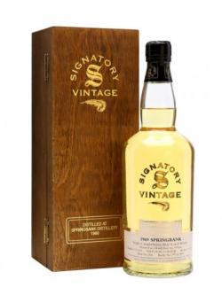 Springbank 1969 / 34 Year Old / Signatory Campbeltown Whisky