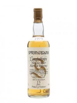 Springbank 1979 / 15 Year Old Campbeltown Single Malt Scotch Whisky