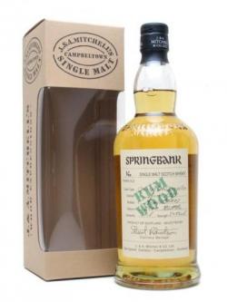 Springbank 1991 / 16 Year Old / Rum Wood Campbeltown Whisky