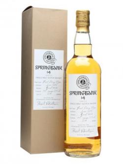 Springbank 1995 / 14 Year Old / Fresh Sherry Pipe Campbeltown Whisky