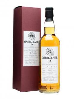 Springbank 1997 / 9 Year Old / Fresh Rum Butt Campbeltown Whisky