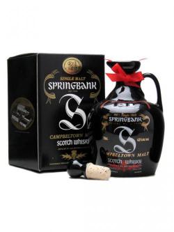 Springbank 21 Year Old / Black Ceramic Campbeltown Whisky