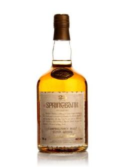 Springbank 25 Year Old (Old Bottle)