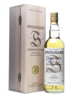 Springbank 50 Year Old / Millennium Set Campbeltown Whisky