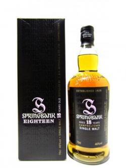 Springbank Campbeltown Single Malt 18 Year Old 3367