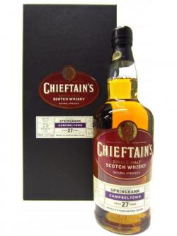 Springbank Chieftain S Single Malt 1975 27 Year Old