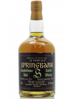 Springbank Green Springbank 1973 18 Year Old