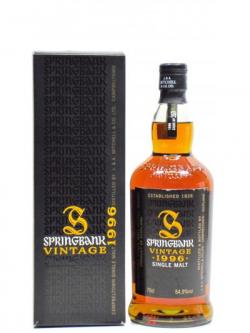 Springbank Vintage 1996 13 Year Old