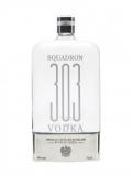 A bottle of Squadron 303 Vodka