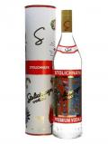 A bottle of Stolichnaya Vodka / Earth, Fire, Water, Air / Gorbachev