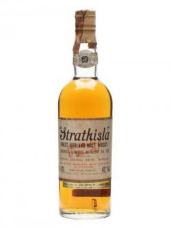 Strathisla 10 Year Old / Cork Stopper / Bot.1960s Speyside Whisky