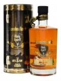 A bottle of Sweden Rock Holy Spirit 8 Year Old Gold Label Rum