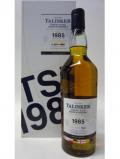 A bottle of Talisker 2013 Special Release 1985 27 Year Old