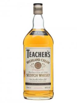 Teacher's Highland Cream / Bot.1980s / 1 Litre Blended Scotch Whisky