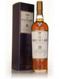 A bottle of The Macallan 1995 18 Year Old Sherry Oak