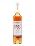 A bottle of Thompson's 1986 Fine Bordeaux Brandy