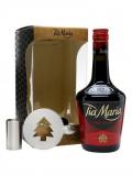 A bottle of Tia Maria Gift Pack with Powder Shaker& Sprinkle Stencil