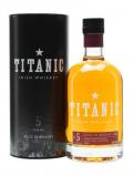 A bottle of Titanic Blend 5 Year Old / Belfast Distillery Blended Irish Whiskey