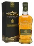 A bottle of Tomatin 12 Year Old / Bourbon& Sherry Casks Highland Whisky