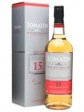 A bottle of Tomatin 15 Year Old Limited Edition / Tempranillo Finish Highland Whisky