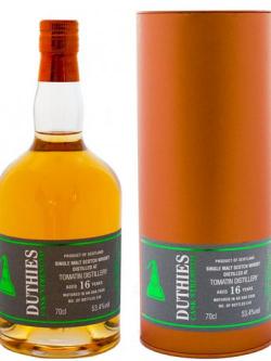 Tomatin 16 Year Old Duthies Cask Strengh Cadenhead