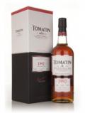 A bottle of Tomatin 1992 Oloroso Sherry Hogshead