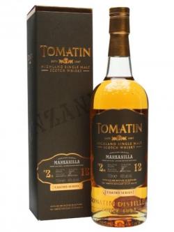 Tomatin 2002 / 12 Year Old / Manzanilla Finish / Cuatro Highland Whisky