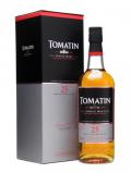 A bottle of Tomatin 25 Year Old Speyside Single Malt Scotch Whisky