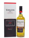 A bottle of Tomatin Single Cask Bottling 1997 12 Year Old