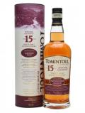 A bottle of Tomintoul 15 Year Old / Portwood Finish Speyside Whisky